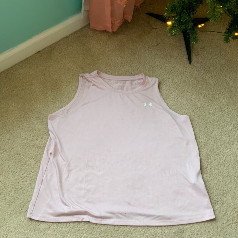 Pink Under Armour Tank Top